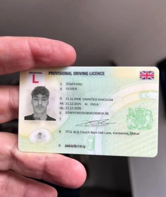 GET YOUR PROVISIONAL DRIVING LICENCE